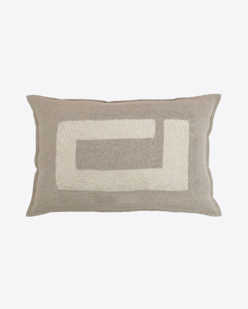 Housse de coussin SEWAN en lin 60 x 40 cm