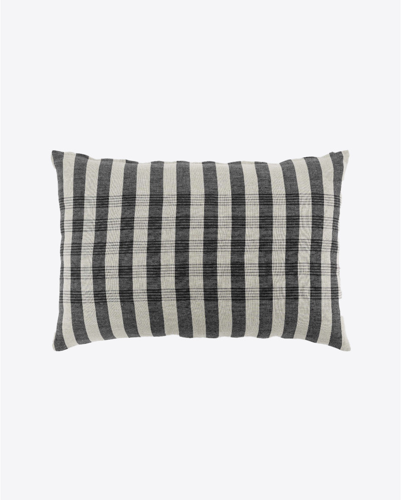 Housse de coussin SIHORA en lin 60 x 40 cm