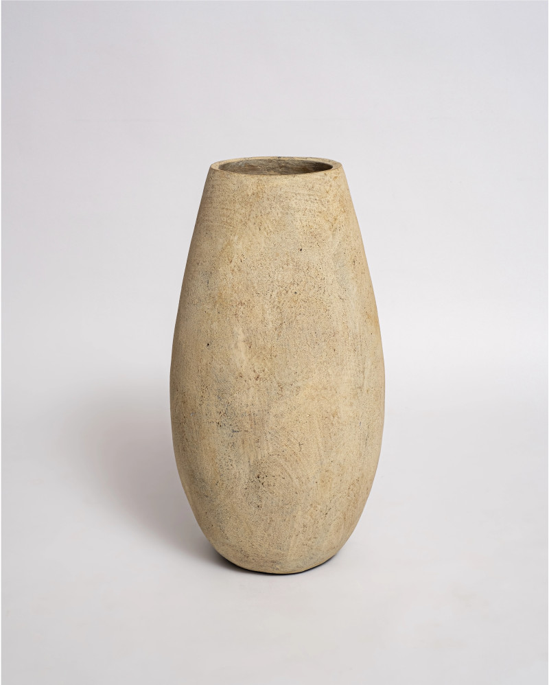 Vase décoratif WIN en argile 34 x 34 x 63 cm