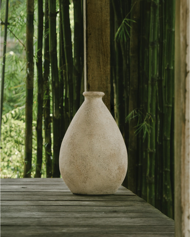 Vase décoratif MUR en argile, 27 x 27 x 40 cm