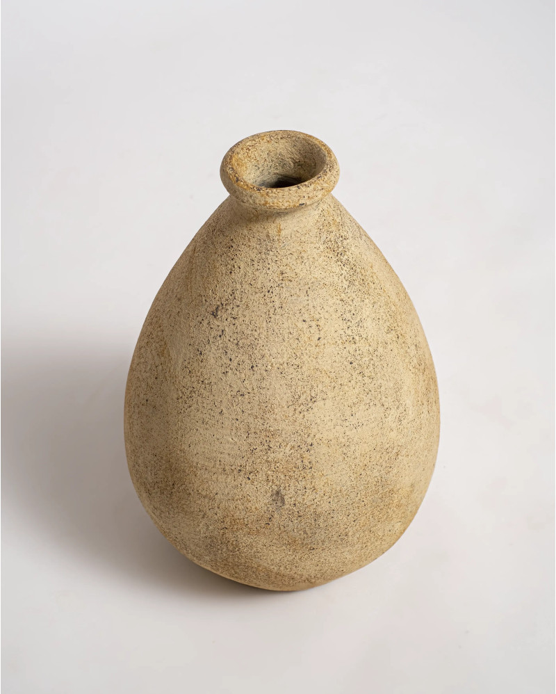 MUR decorative clay vase, 27 x 27 x 40 cm
