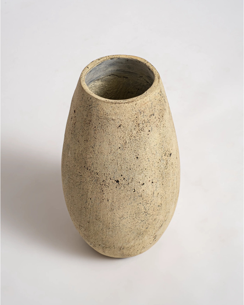 Vase décoratif WIN en argile 24 x 24 x 39 cm