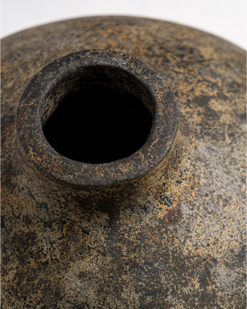 Vase décoratif MONANA en argile 37 x 37 x 58 cm