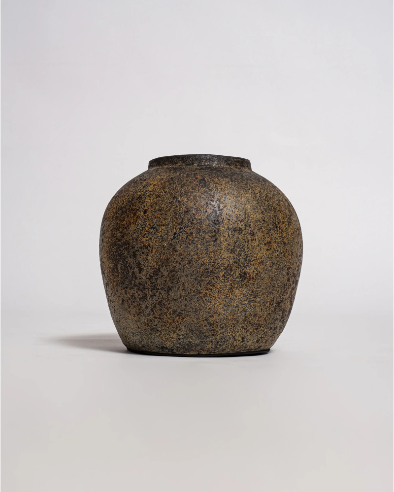 MONANA decorative clay vase 25 x 25 x 25 cm