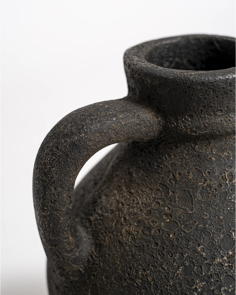 Vase décoratif KABA en argile 21 x 22 x 28 cm