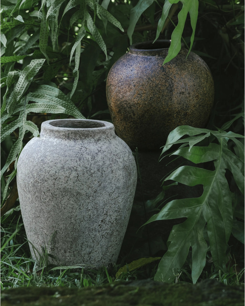 DAH decorative clay vase 26 x 26 x 32 cm