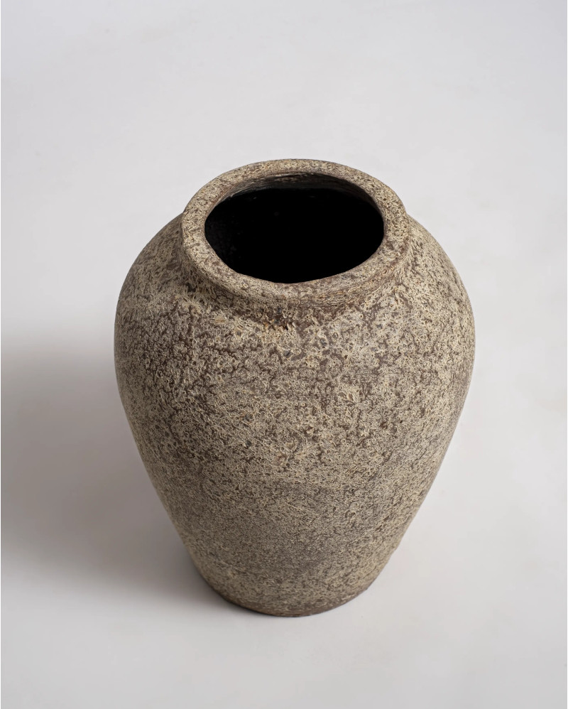 Vase décoratif DAH en argile 26 x 26 x 32 cm