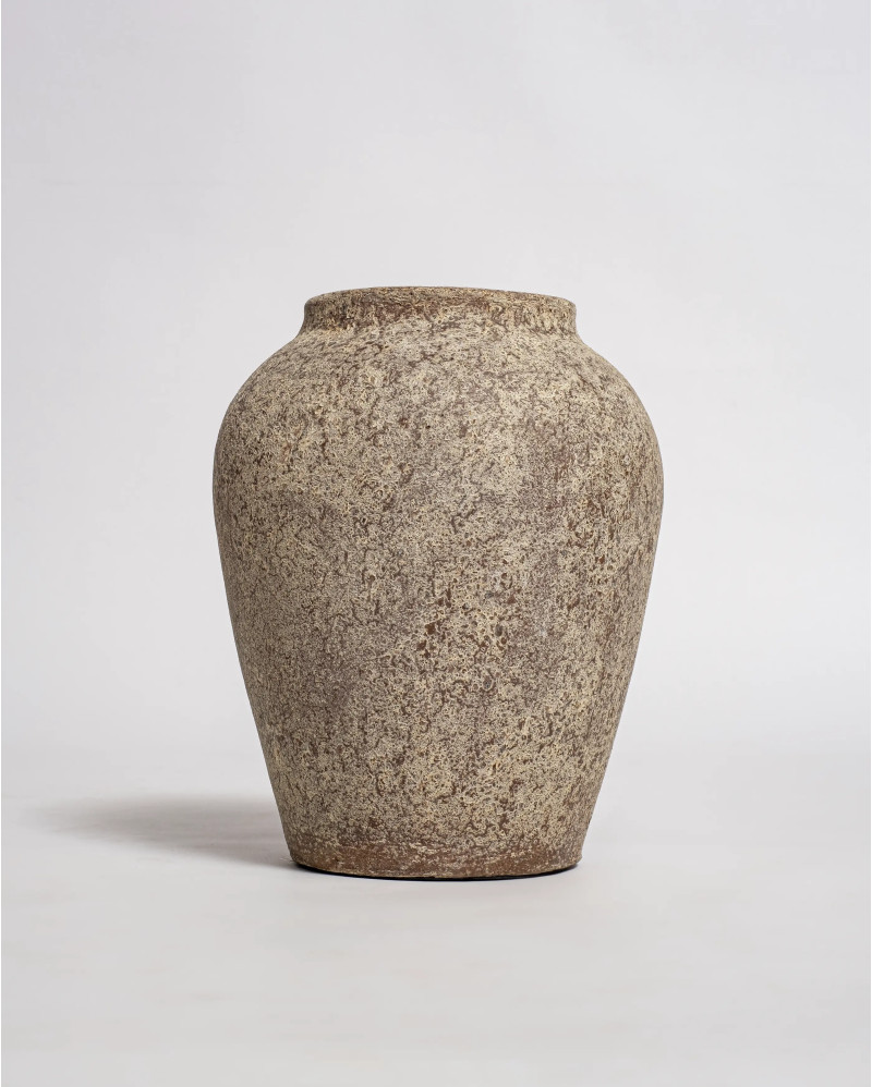 Vase décoratif DAH en argile 26 x 26 x 32 cm