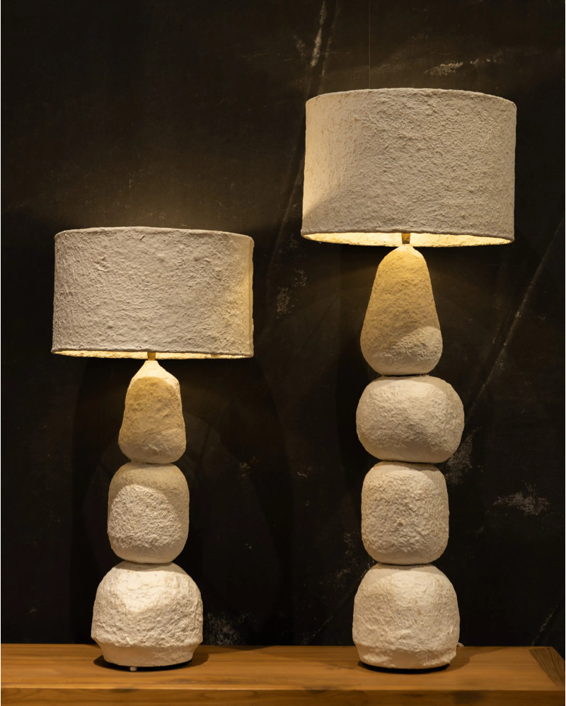 LALARIA paper mache table lamp 35 x 35 x 77 cm