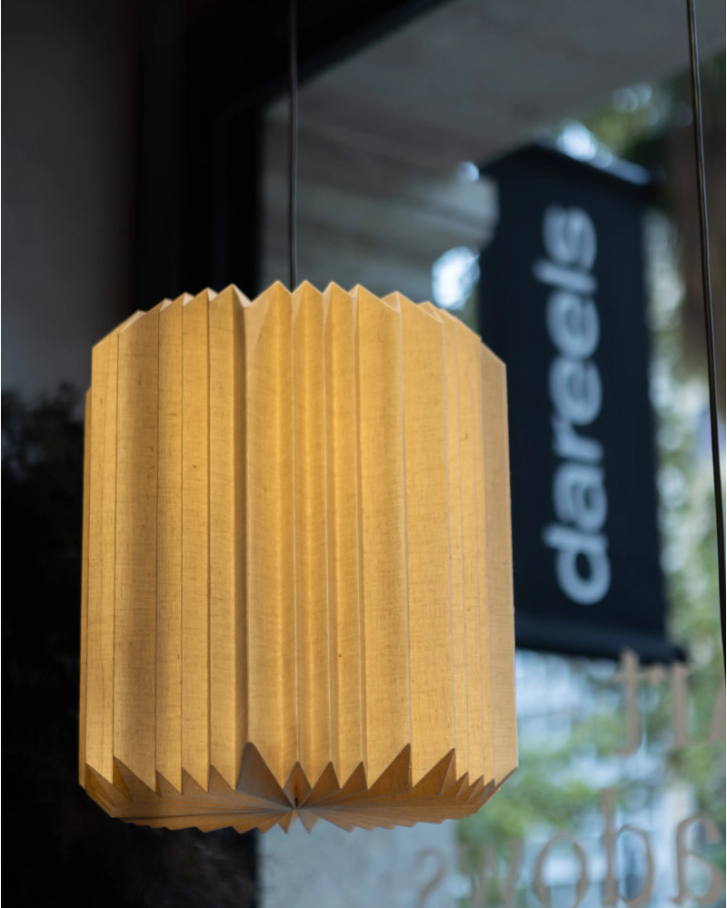 PANIYA fabric ceiling lamp  38 x 38 x 41 cm  natural color