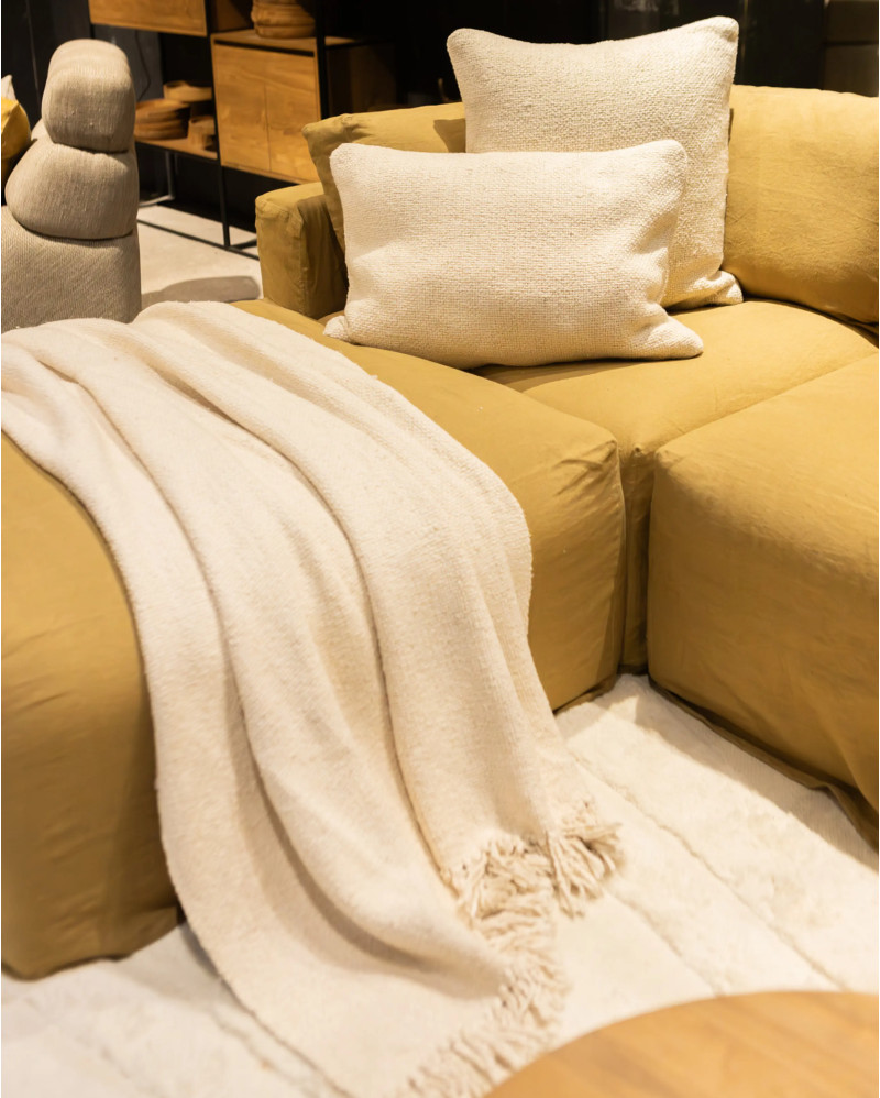 Housse de coussin SEMRA en coton 60 x 40 cm
