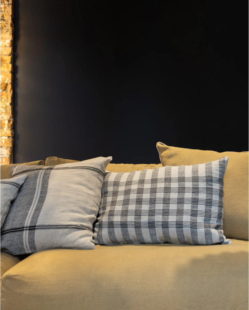 Housse de coussin SIHORA en lin 60 x 40 cm
