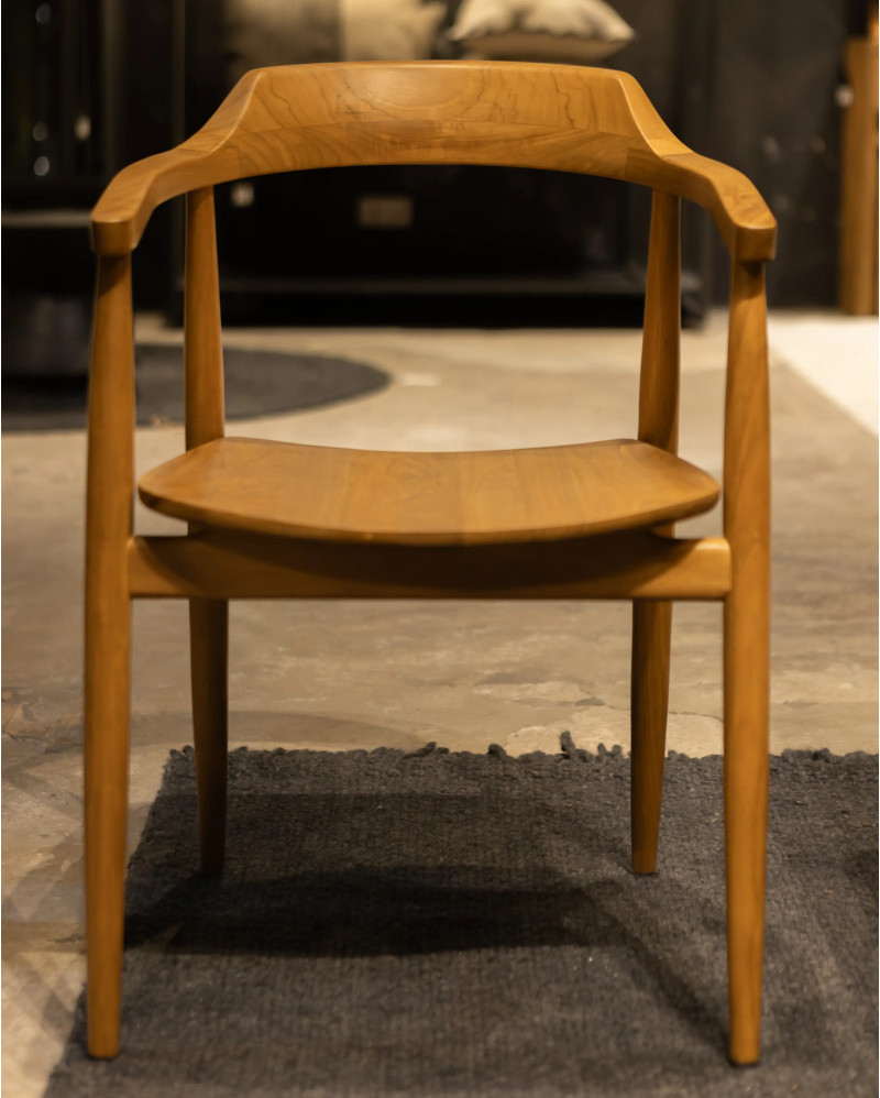Chaise WALUA en bois de teck 53 x 48 x 78 cm