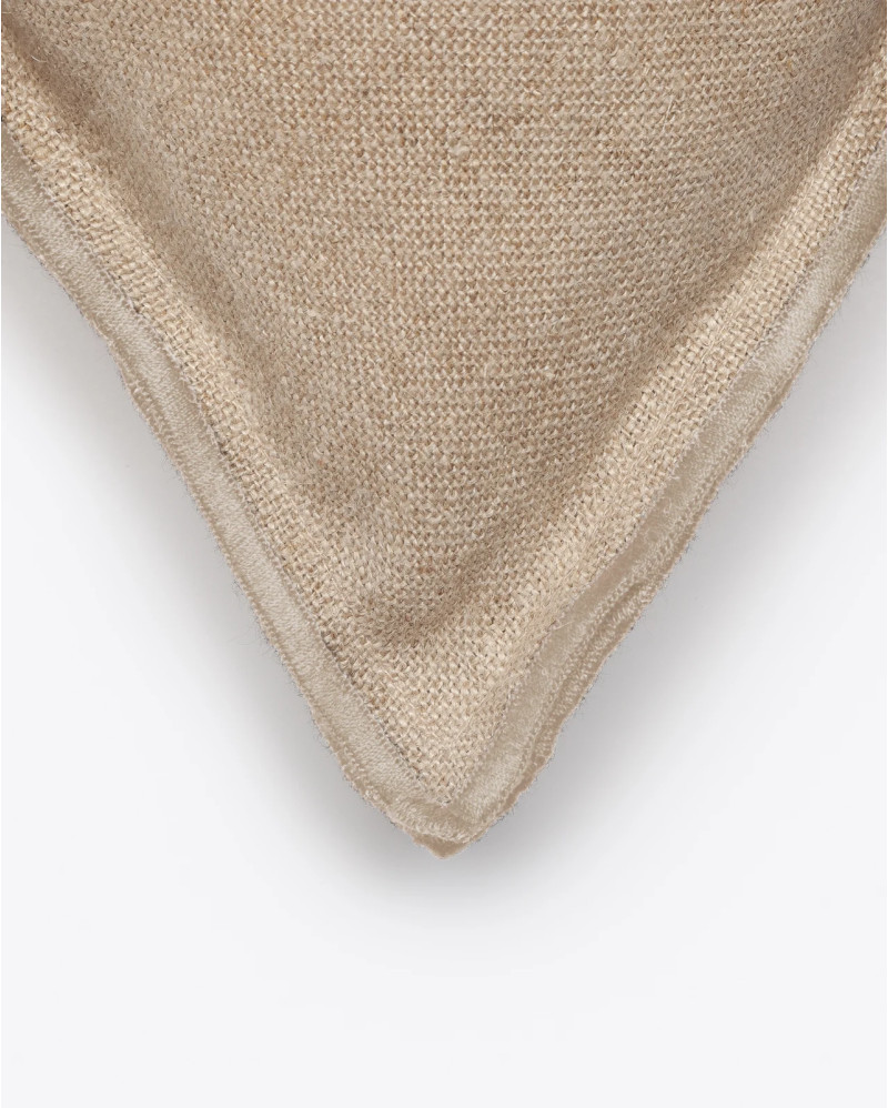 KAURA linen cushion cover 60 x 40 cm in natural