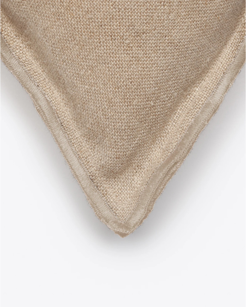KAURA linen cushion cover 50 x 50 cm in natural
