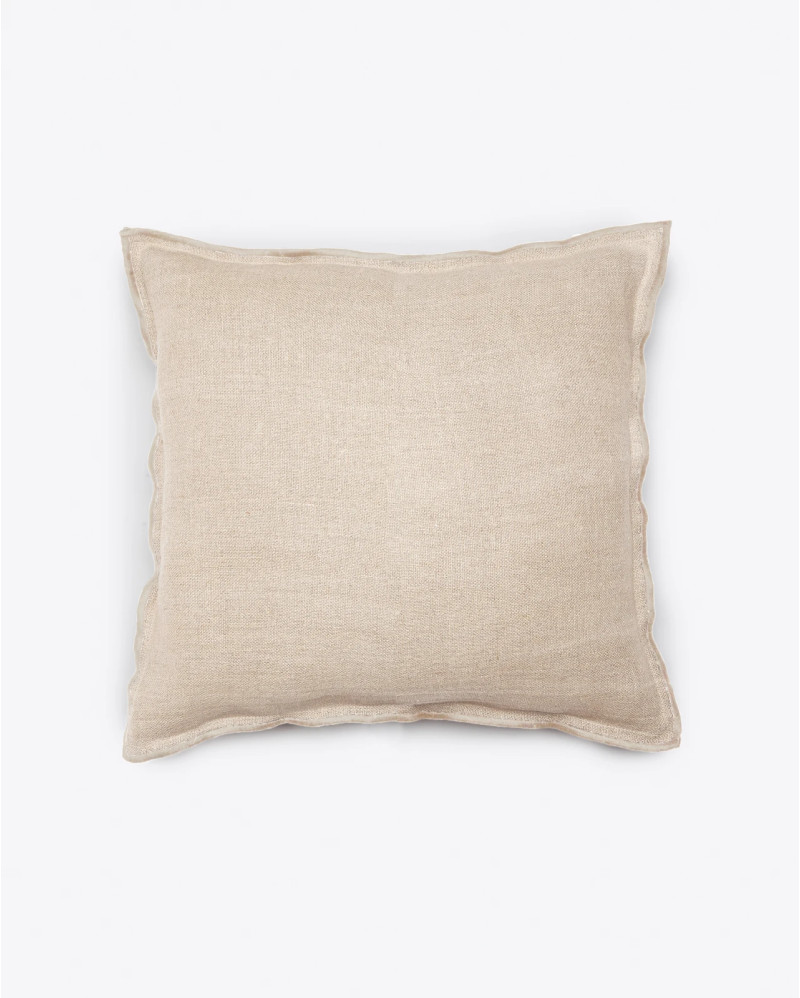 KAURA linen cushion cover 50 x 50 cm in cross