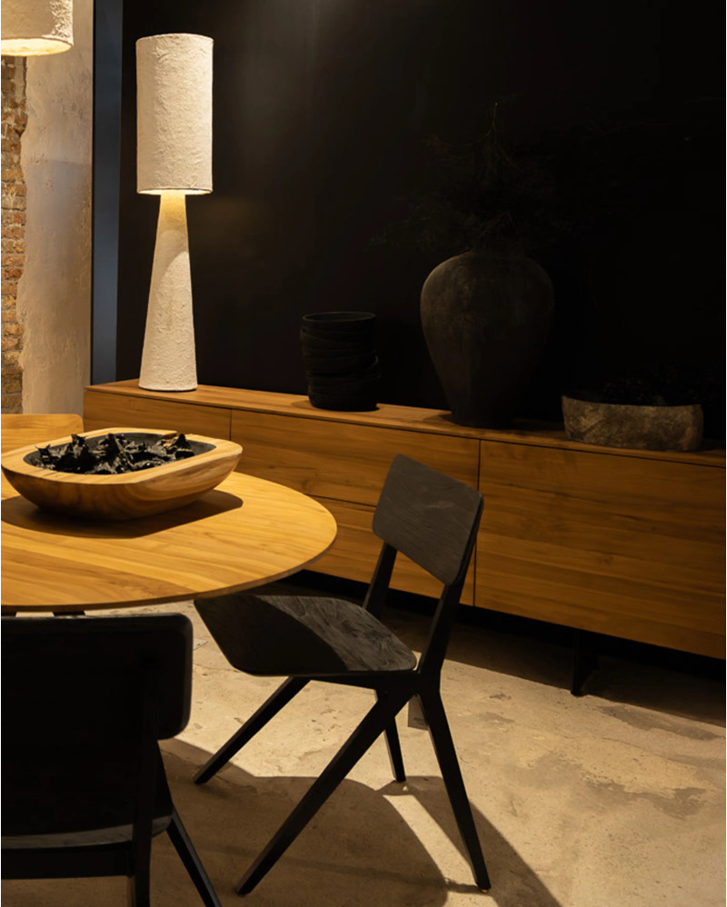 PIPRAHA paper mache floor lamp 28 x 28 x 132 cm