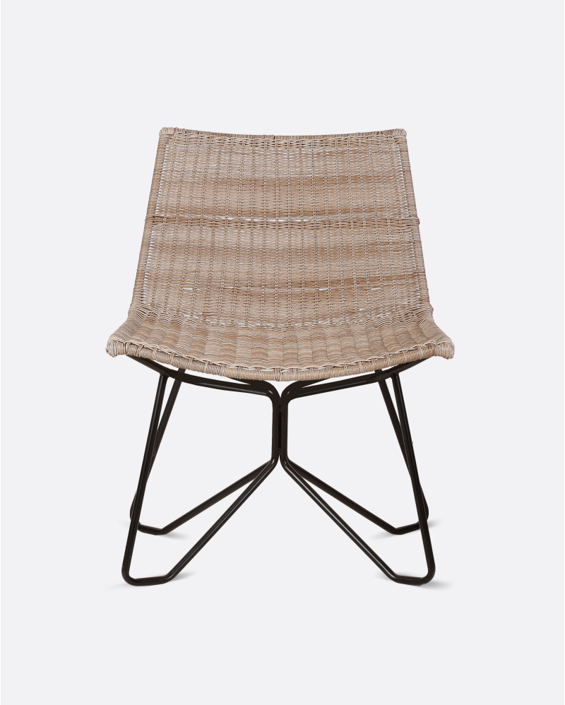 Silla de exterior CAMP en cuerda sintética y hierro