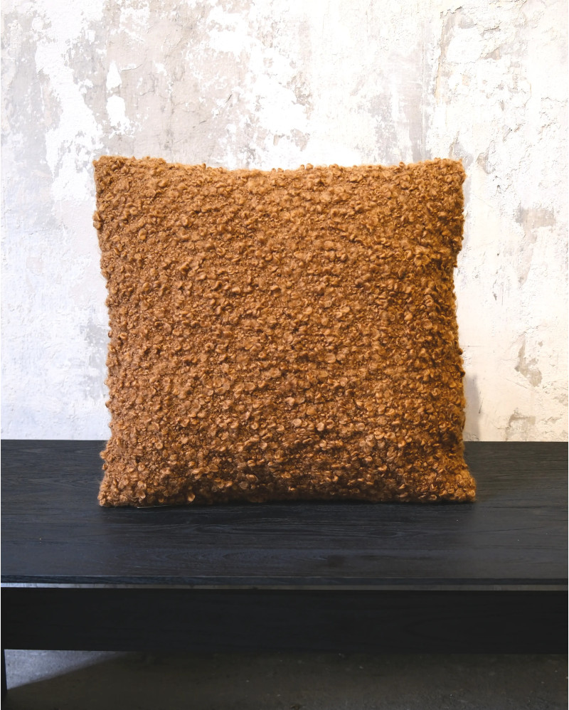 DHANA cushion cover 50 x 50 cm rust color