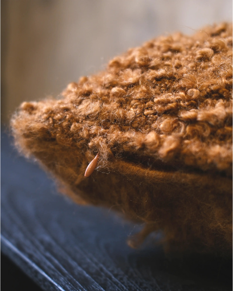 DHANA cushion cover 60 x 40 cm rust color