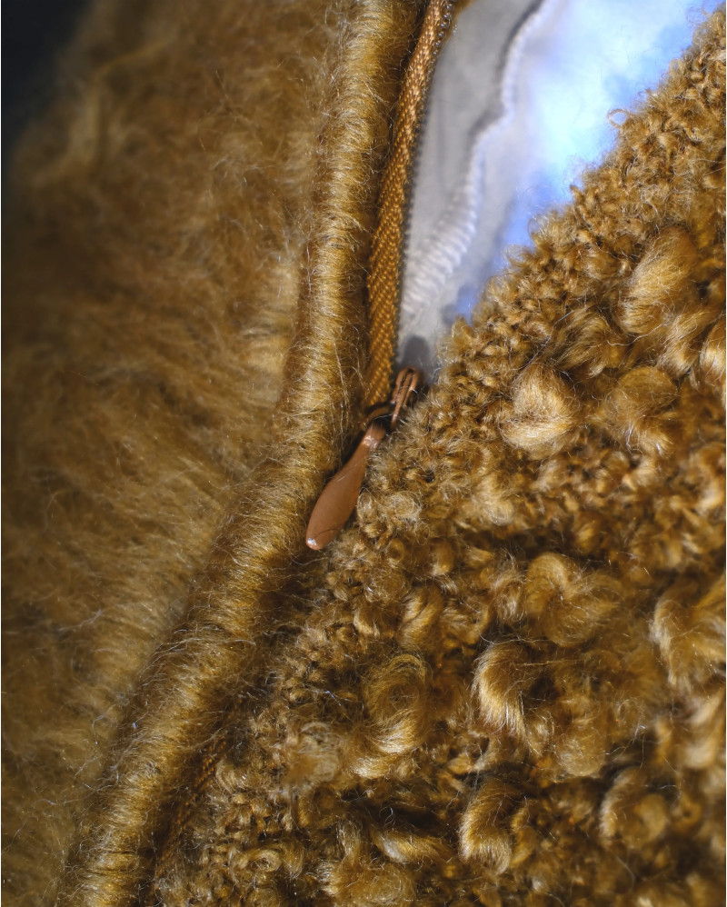 Funda de cojín DHANA 60 x 40 cm color mostaza