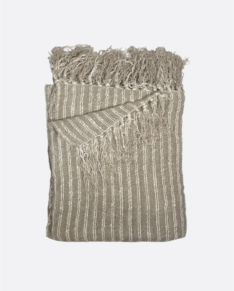 Plaid KOCHI en lin 130 x 170 cm