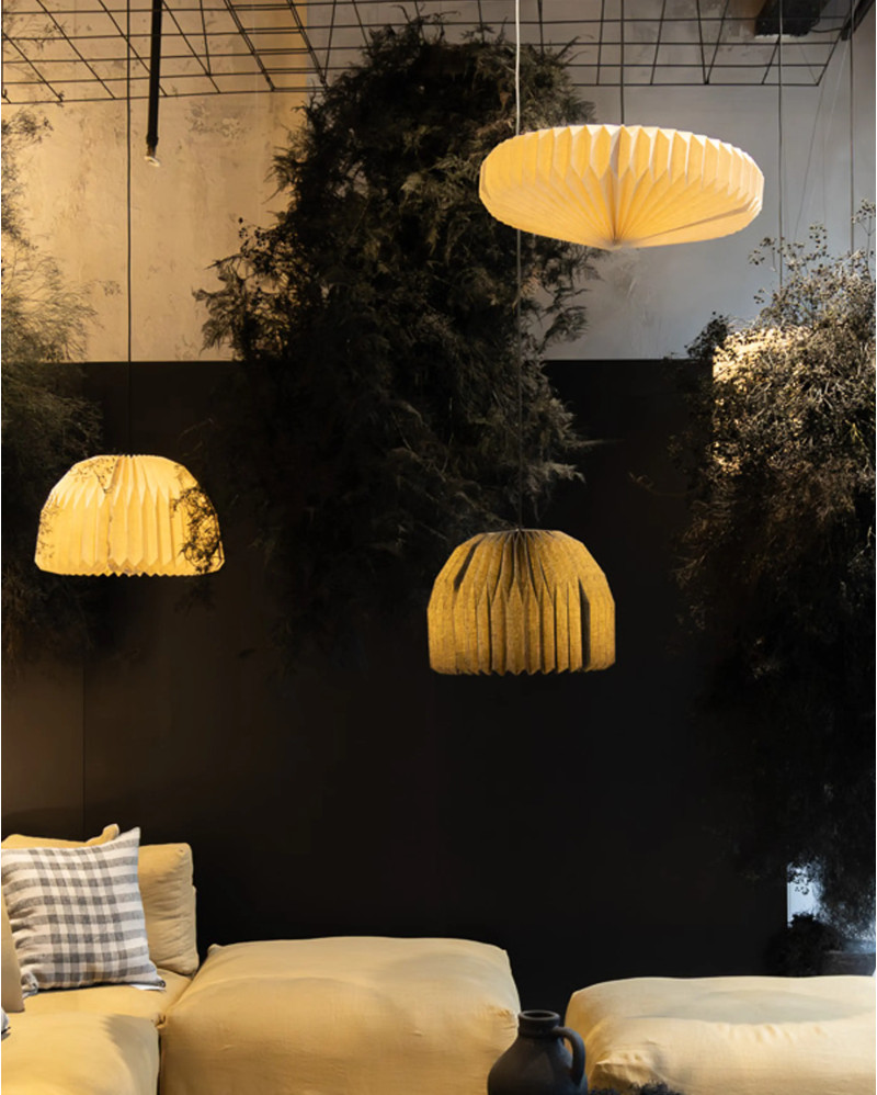 PANIYA fabric ceiling lamp 54 x 54 x 24 cm natural color