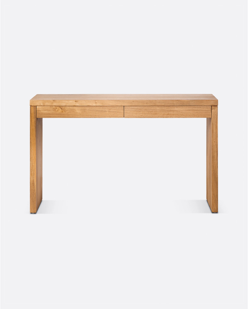 Escritorio GENESIS de madera de teca reciclada 120 x 40 x 75 cm