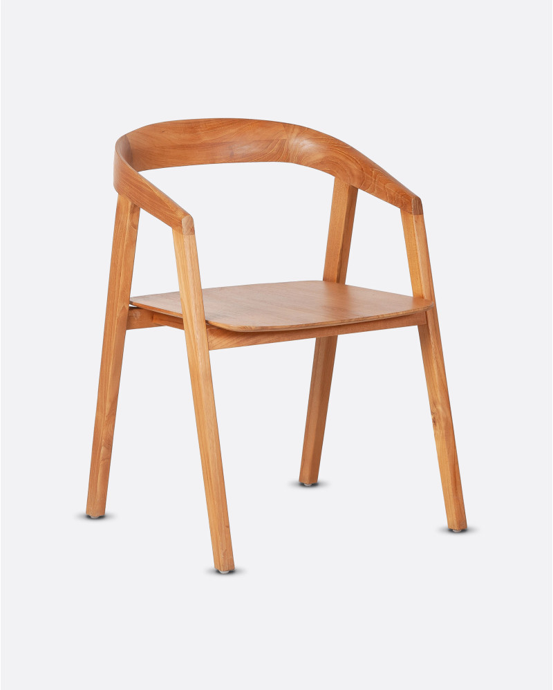 ARC chair in teak wood 56 x 57 x 76 cm in natural colour