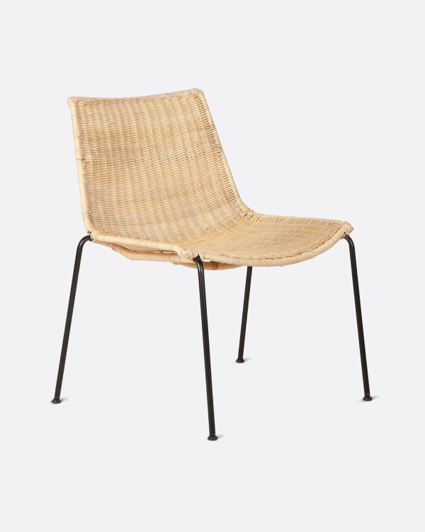CAMP lounge chair in rattan...