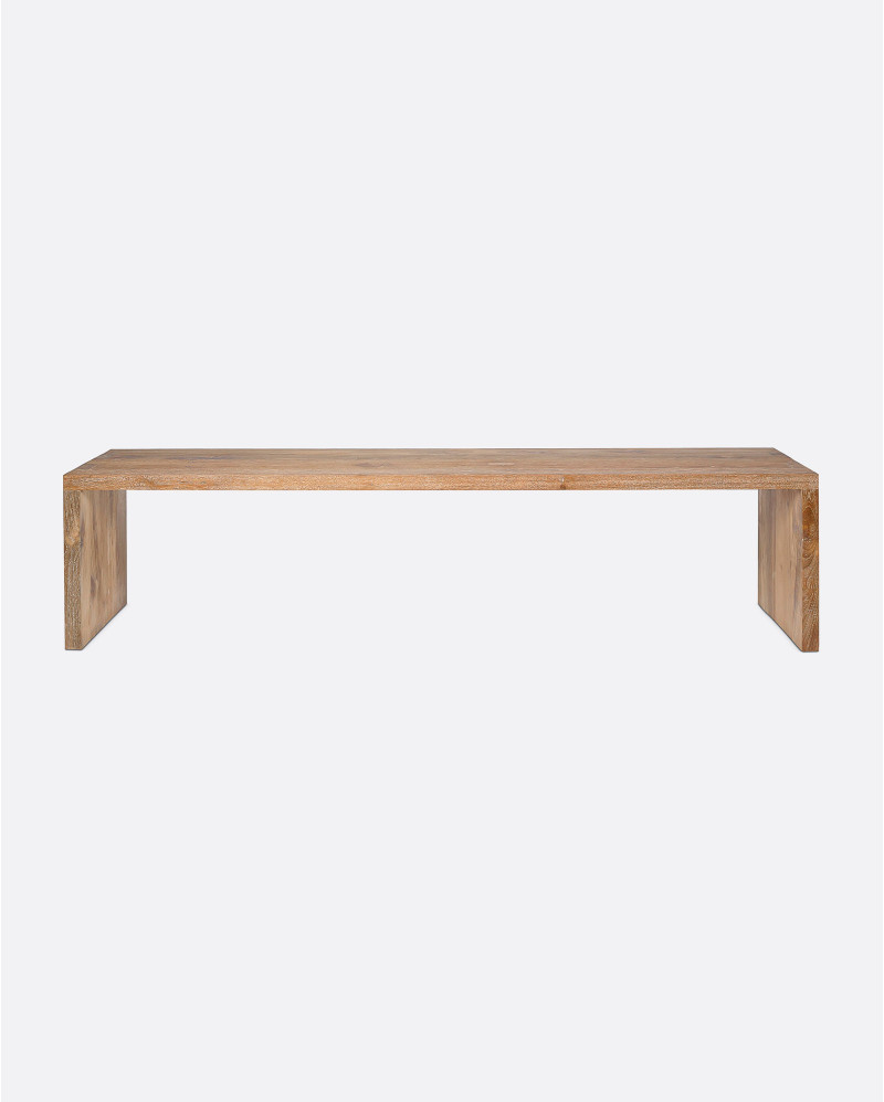 Banc GENESIS en bois de teck recyclé 180 x 40 x 45 cm