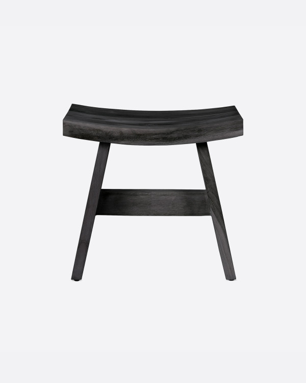 U stool in teak wood 47 x...