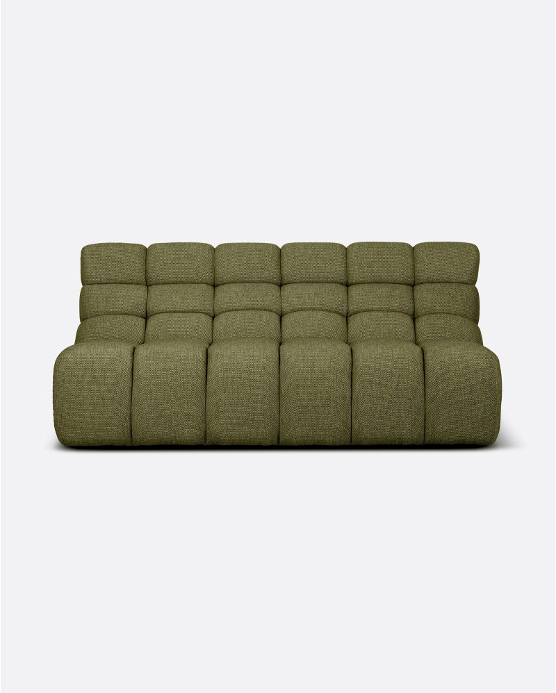 Canapé modulable CHOPIN 2/3 places en oléfine recyclée 190 x 93 x 78 cm en couleur mousse