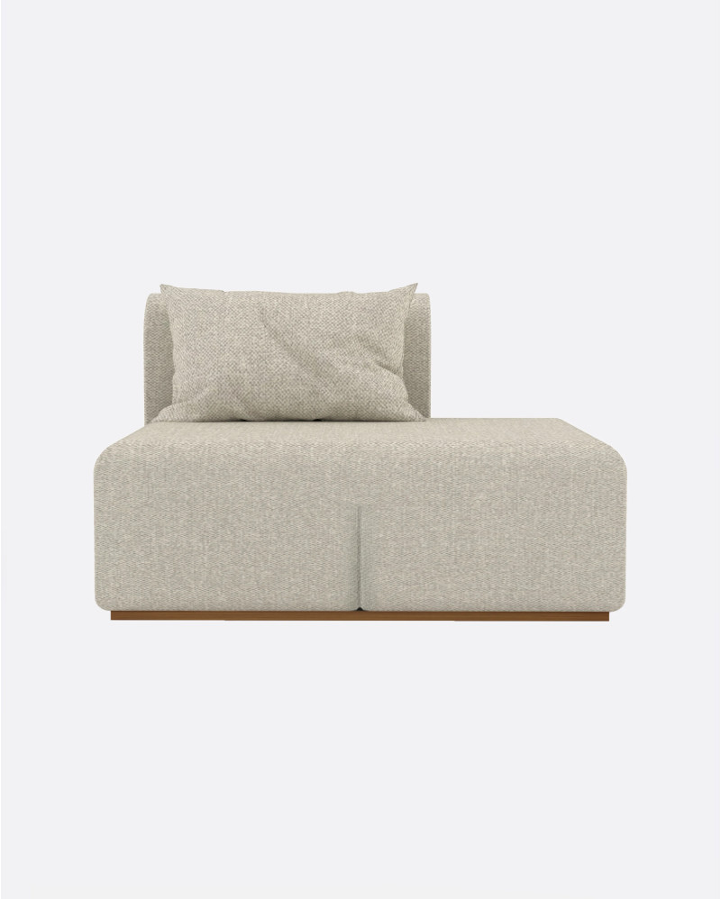 Chaise longue gauche NORA 113 x 100 x 71 cm