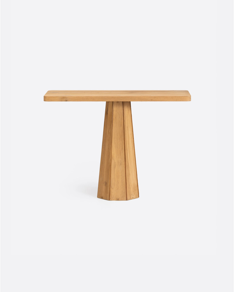 JATI console in recycled teak wood 110 x 40 x 80 cm in natural colour