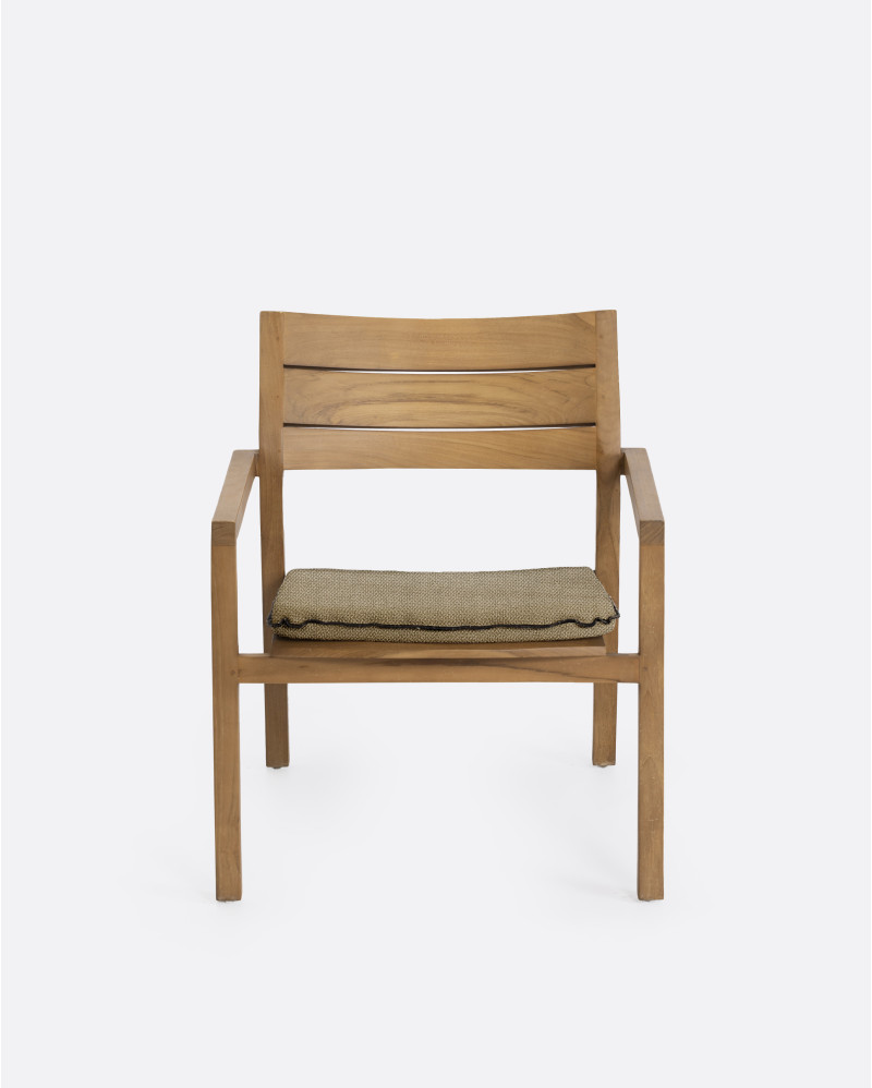 Cojín exterior lounge chair GENESIS 40 x 48 x 5 cm en color arena (Sand)