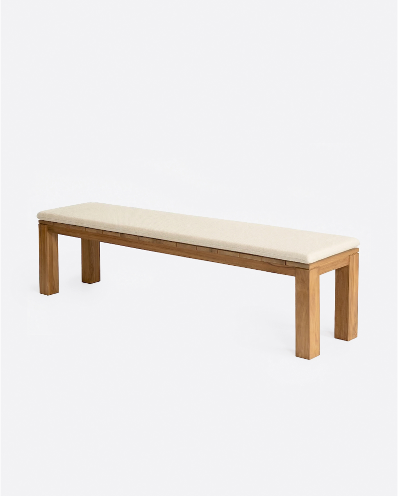 Cojín de exterior GENESIS 190 x 40 x 5 cm en color marfil (Ivory)