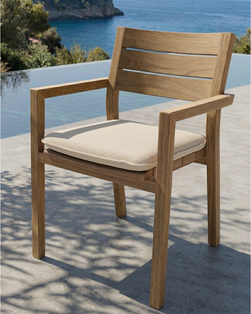 Cojín exterior GENESIS 40 x 48 x 5 cm en color marfil (Ivory)