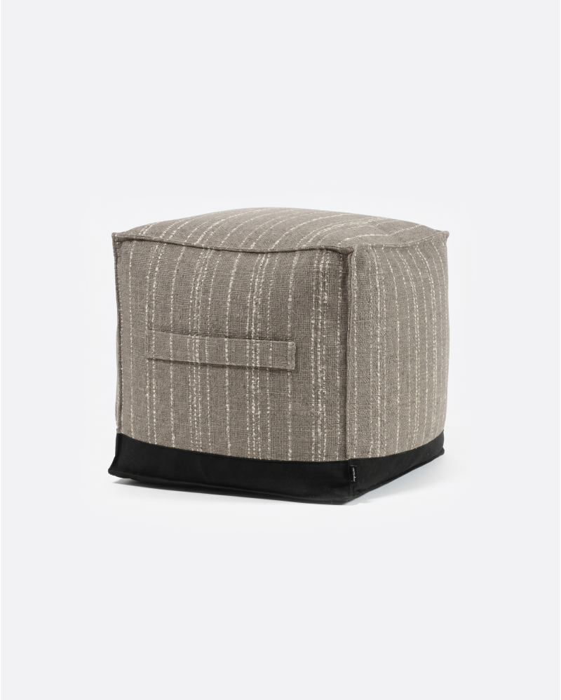 Pouf d'extérieur CACCINI 50 x 50 x 45 cm de hauteur en couleur en coloris mist
