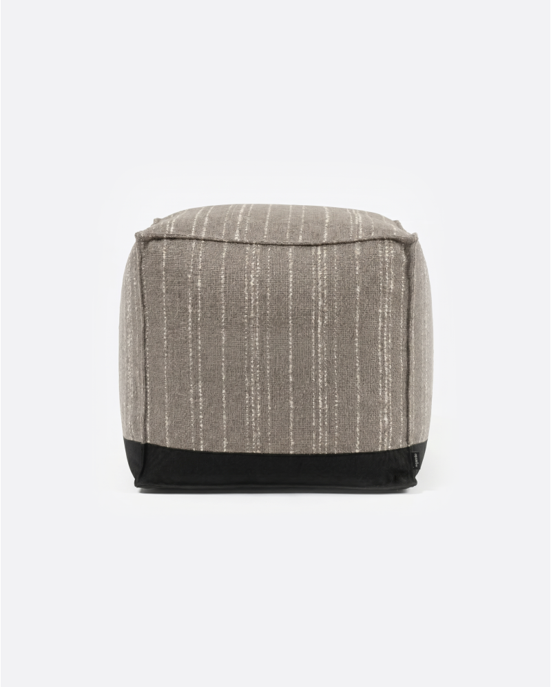 Pouf d'extérieur CACCINI 50 x 50 x 45 cm de hauteur en couleur en coloris mist
