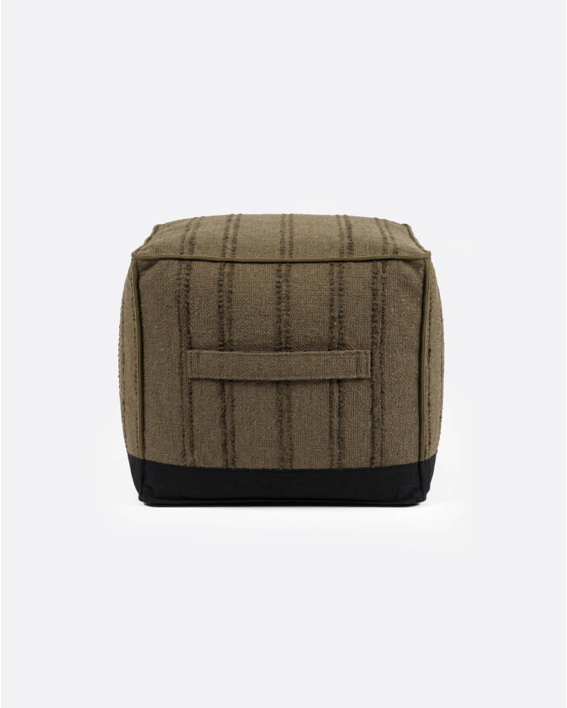Puf de exterior CACCINI 50 x 50 x 45 cm de altura en color cammel