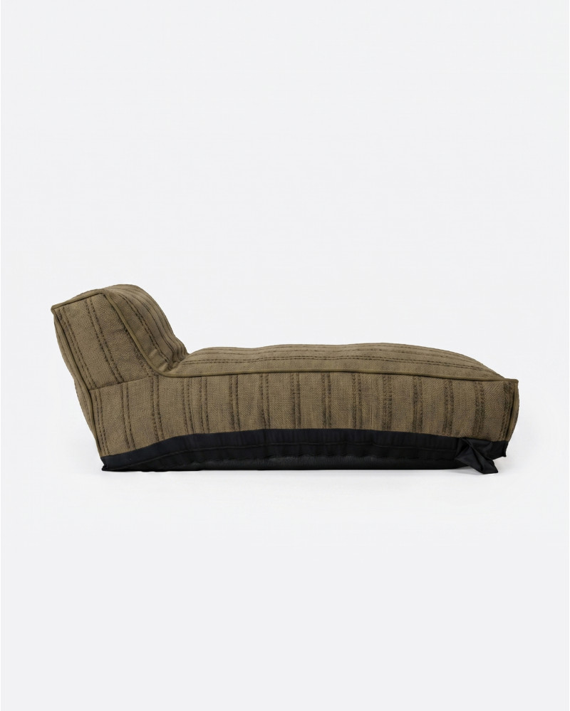 CACCINI outdoor XL chaise longue 80 x 190 x 80 cm in cammel