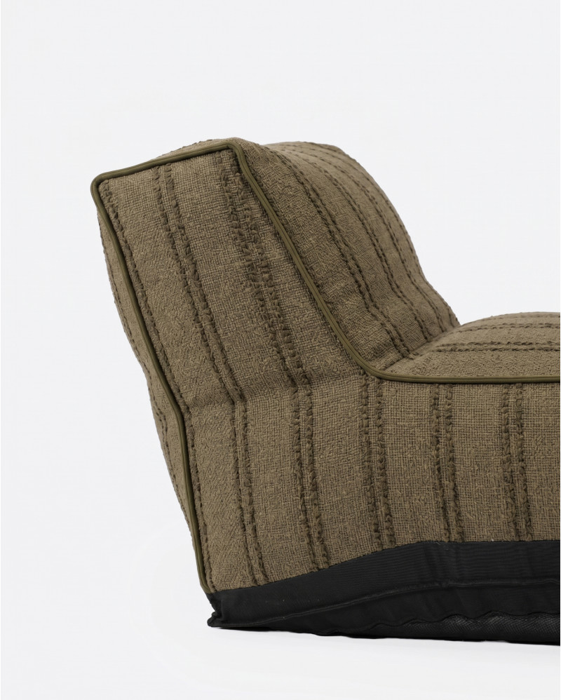 CACCINI outdoor XL chaise longue 80 x 190 x 80 cm in cammel
