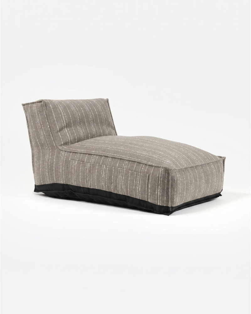 Chaise longue de exterior CACCINI 90 x 145 x 80 cm en color mist