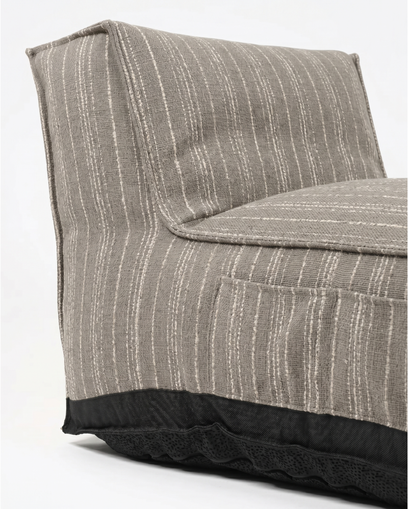 Chaise longue de exterior CACCINI 90 x 145 x 80 cm en color mist