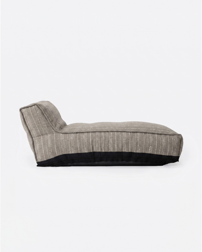 Chaise longue XL de exterior CACCINI 80 x 190 x 80 cm en color mist