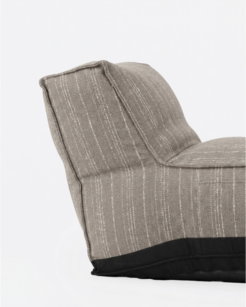 Chaise longue XL de exterior CACCINI 80 x 190 x 80 cm en color mist