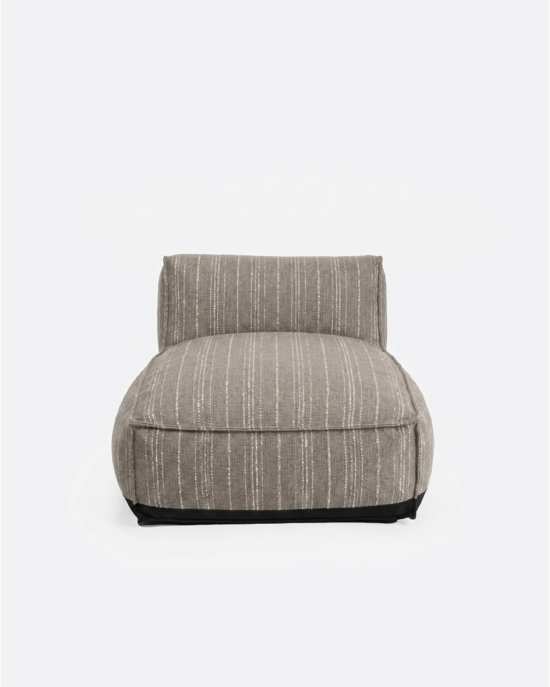 Chaise longue XL de exterior CACCINI 80 x 190 x 80 cm en color mist